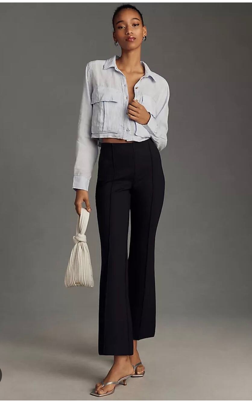 Maeve the Margot Kick Flare Ponte pants SZ L